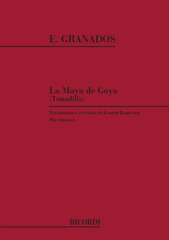 La Maja De Goya. Tonadilla